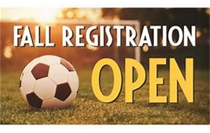 Fall Soccer Registration is open